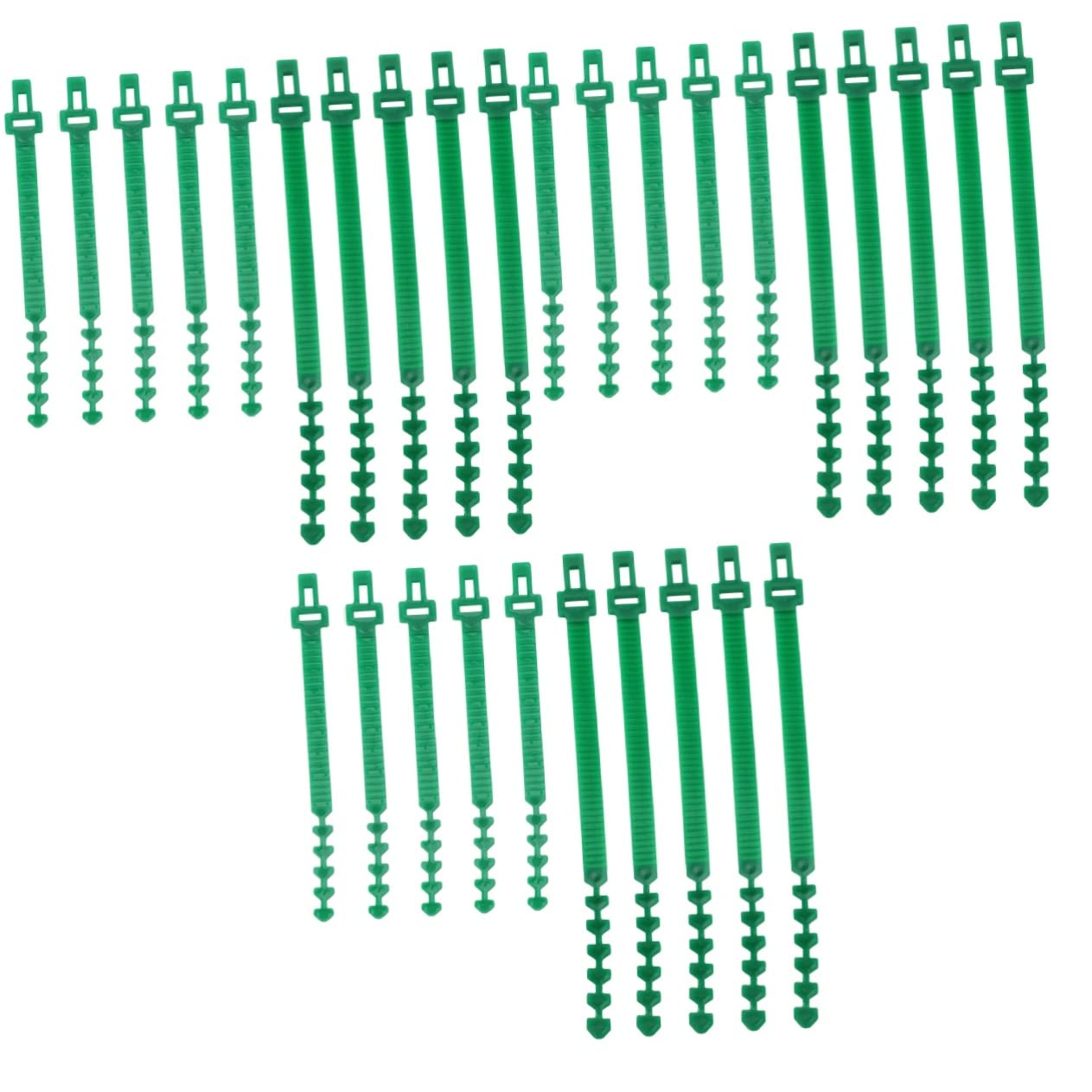 BESTonZON 3 Set Cinghie Regolabili per Piante E Supporti Spessa per Legare Piante 10 Pezzi * 3