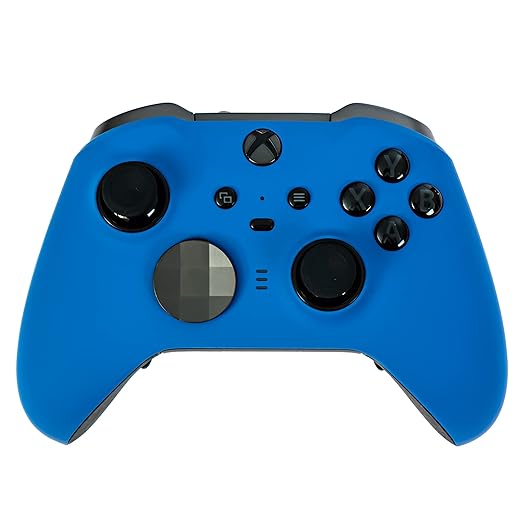 Xbox Elite Series 2 Custom Soft Touch Controller - Soft Touch Feel, Added Grip, Cool Blue Color - Compatible with Xbox One, Series X, Series S