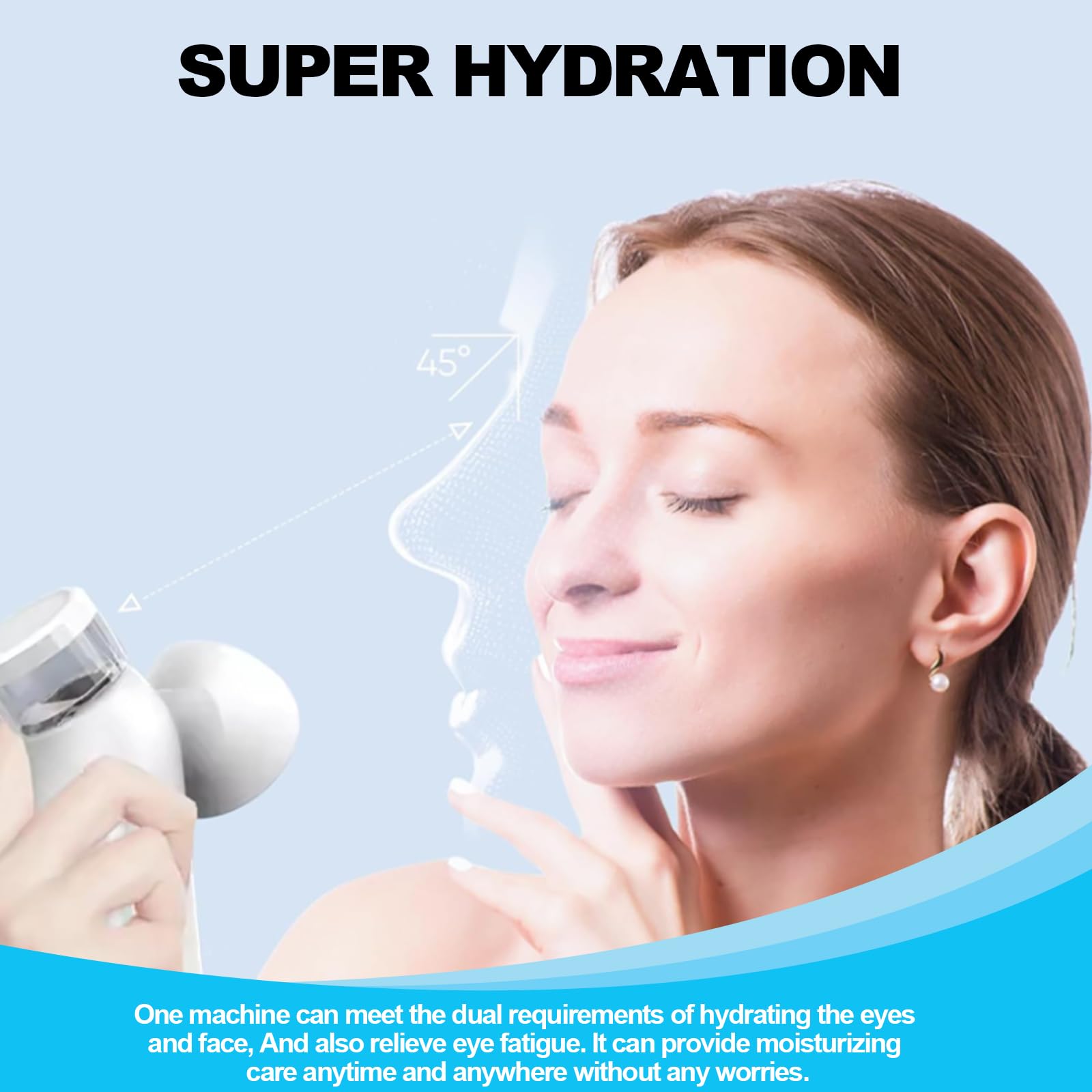 Eye Steamer for Dry Eyes 2in1 Heated Nano Mist Sprayer, Nano Eye Comfort Pro Steamer with Hot & Cold Compress Modes - Image 3