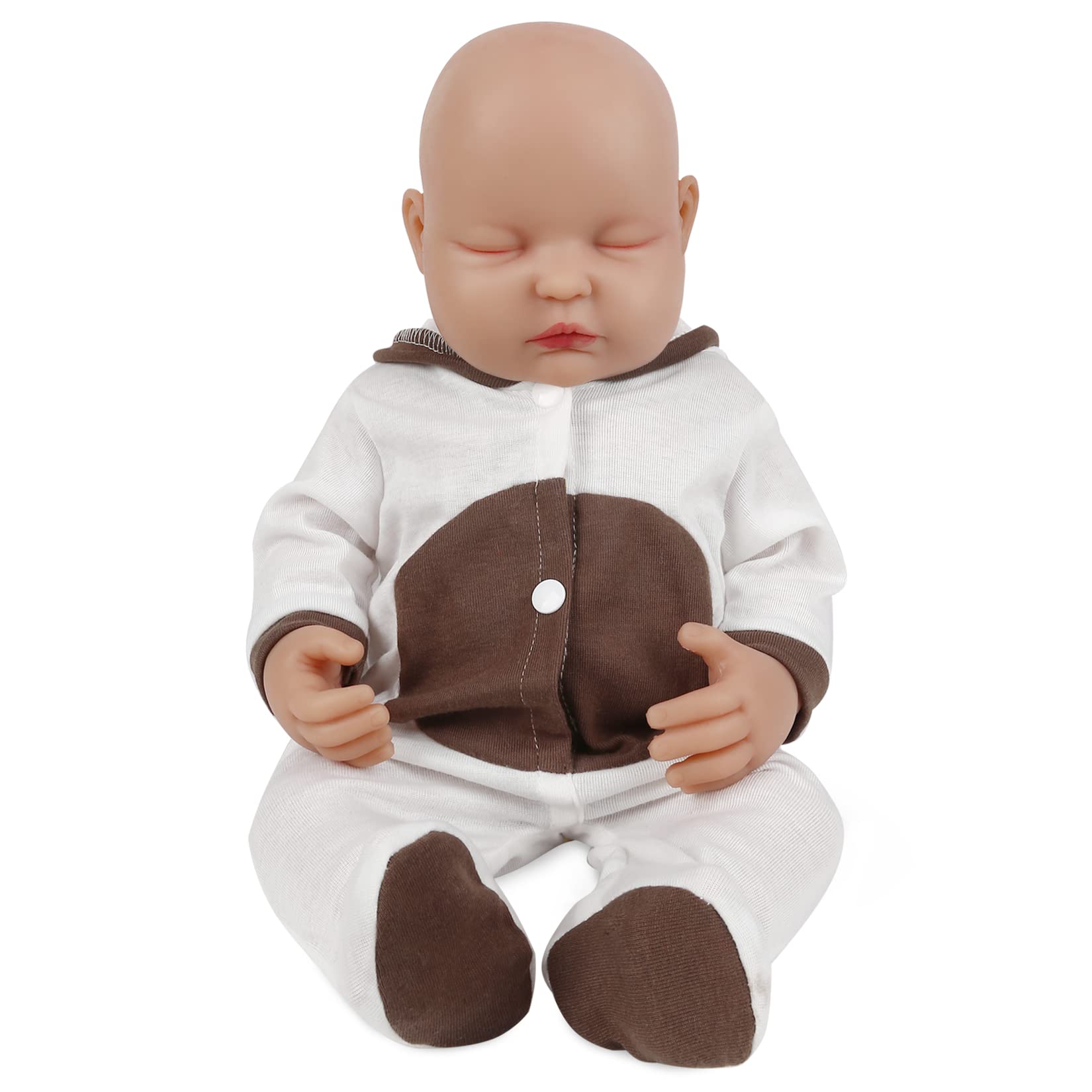 Vollence 18 inch Realistic Silicone Baby Dolls Lifelike Real Platinum Newborn Babies Anti-Stress Toys My Melody for Kids Child Birthday Gifts - Girl