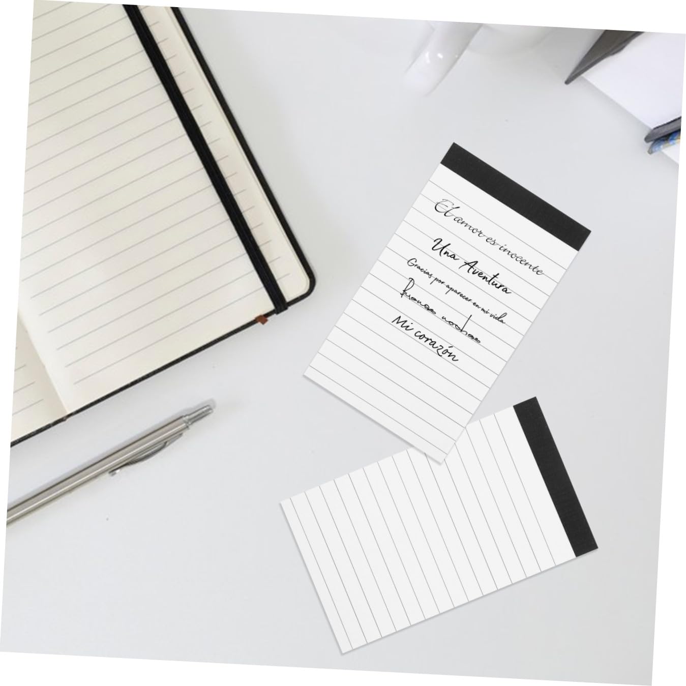 Recambios para Bloc de Notas Papel de Recambio para Cuaderno Insertos de Repuesto para Agenda para Trabajo y Estudio