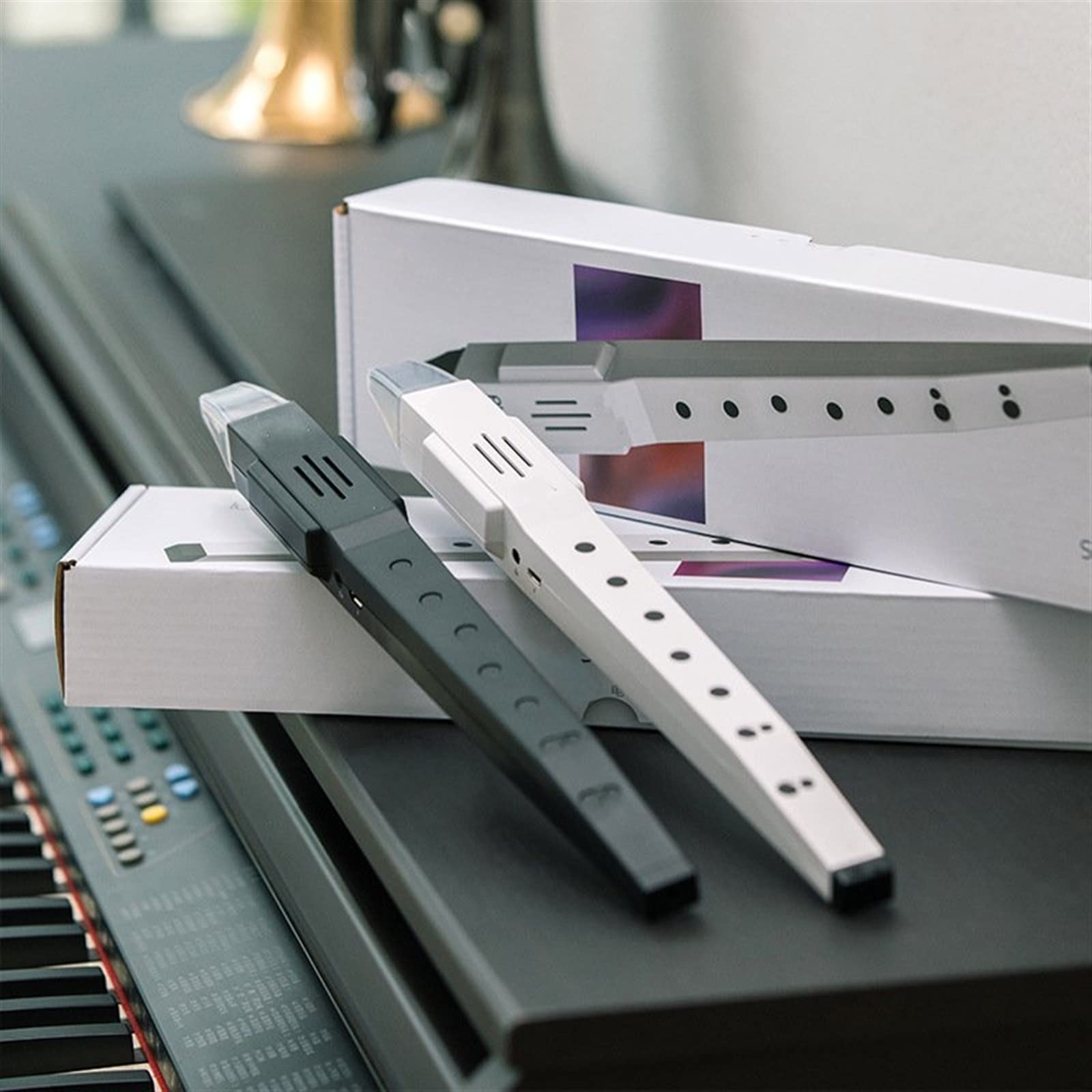 Strumento a fiato per Sassofono Tascabile Mini Strumento A Fiato Elettronico per Sassofono Digitale A Fiato per Vari Suoni di Strumenti Musicali (Color : 2)