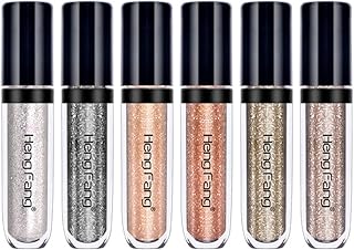 Lucoss liquid Eyeshadow,Liquid Glitter Eyeshadow Shimmer Metallic Eyeshadow Liquid Long Lasting Effect Waterproof Shiny Eyeshadow pencil Eye Makeup