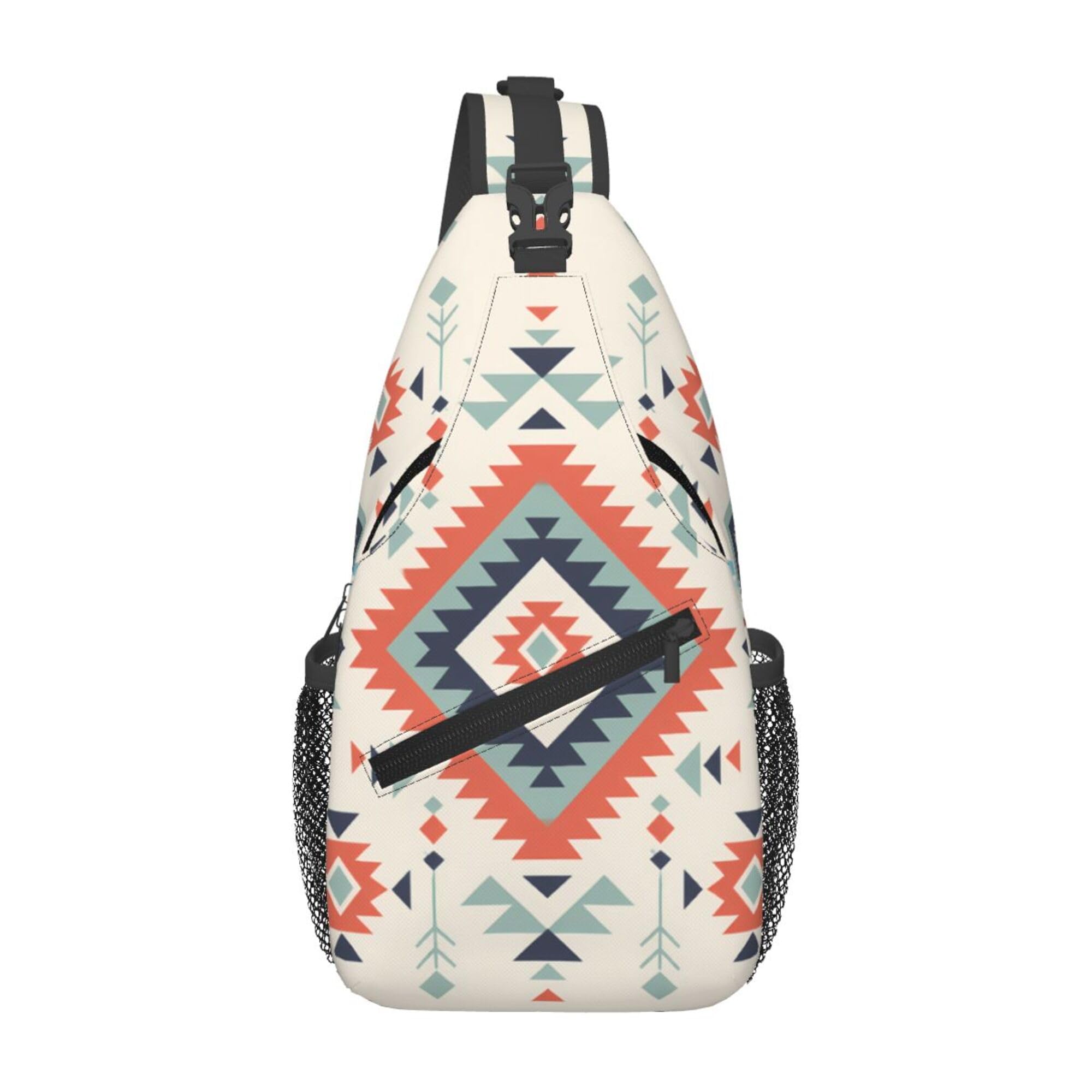 Vintage Elephant Sling Backpack Unisex Crossbody Chest Bag Shoulder Chest Bag For Women Men Hiking Travel-image-49