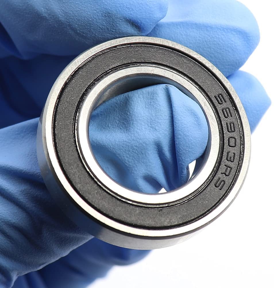 1 rodamientos 6900 6901 6902 6903 440C Anillos de Acero Inoxidable Si3N4 rodamiento de Bolas de cerámica S6900 S6901 S6902 S6903(6900-2rs 10x22x6mm)