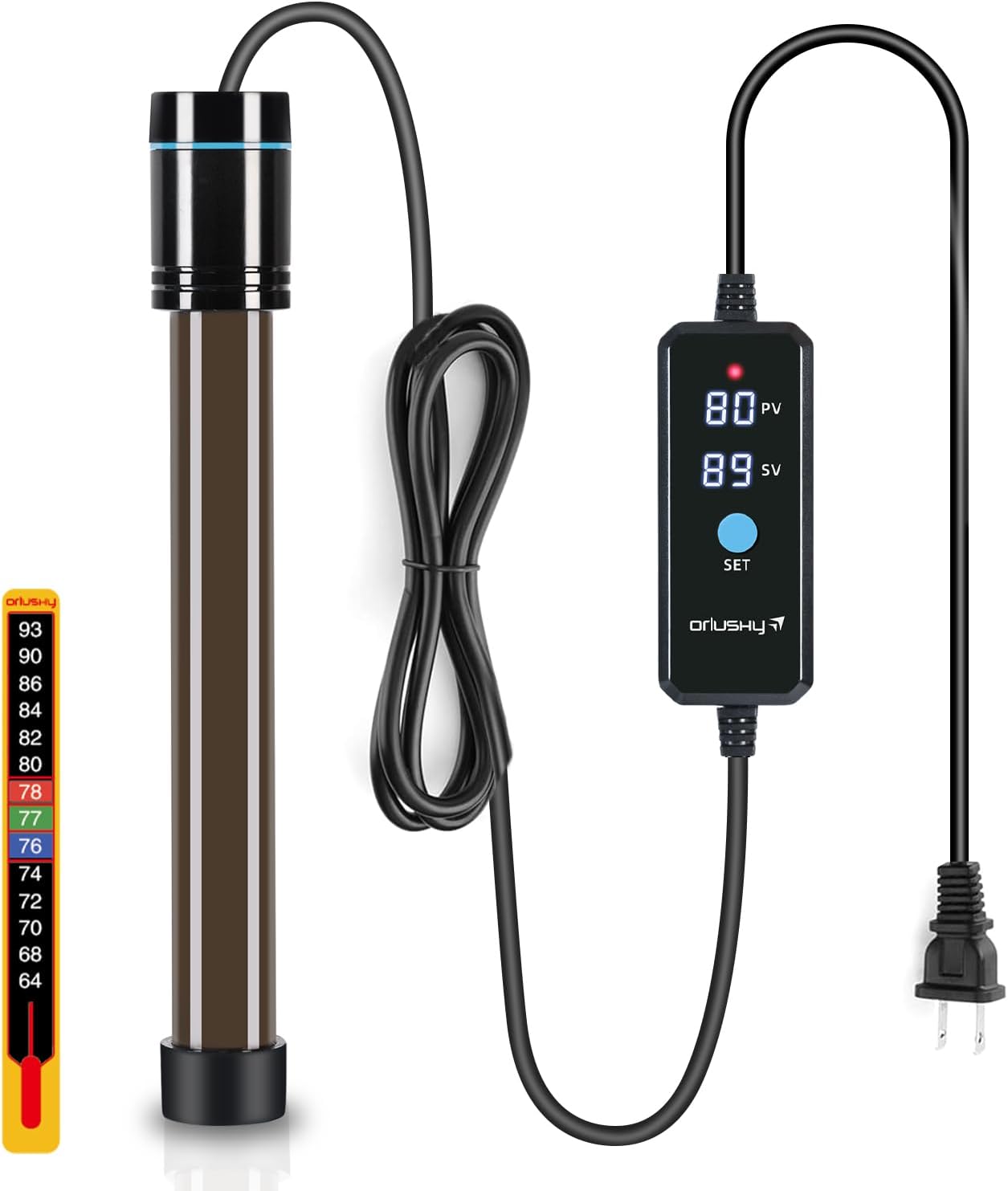 Orlushy 150W Submersible Aquarium Heater