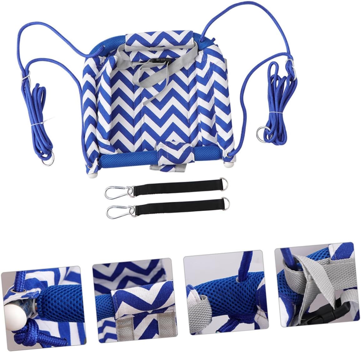 Outdoor Swing Chair for Boys and Girls Canvas Swing Backyard Decor Easy Assembly