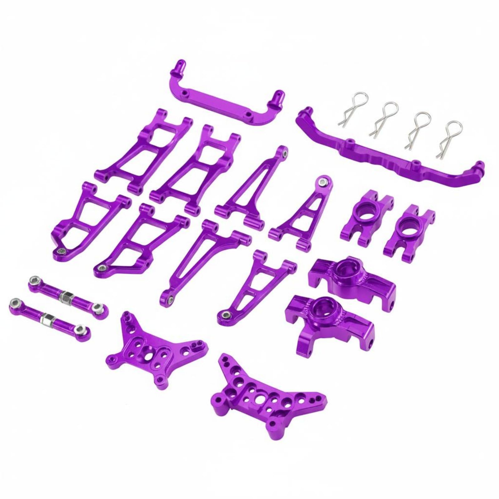 Coche Teledirigido Infantil Coche RC Automóvil Miniatura Vehículo Eléctrico con Estabilidad de Dirección y Absorción de Impactos Adecuado para Principiantes Práctica Regalos, Purple