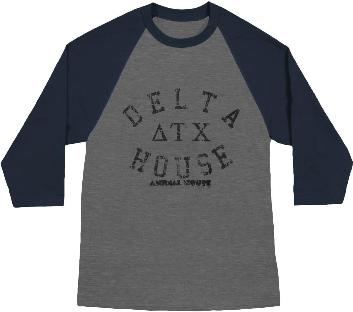 Animal House Men's Delta House Baseball Jersey X-Large Dark Navy/Arctic