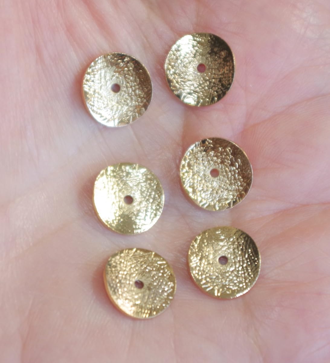 Vintage Diamond Cut Yellow Gold Filled 11mm Jackets For Earrings Use W Any Studs Use For Split Earlobes