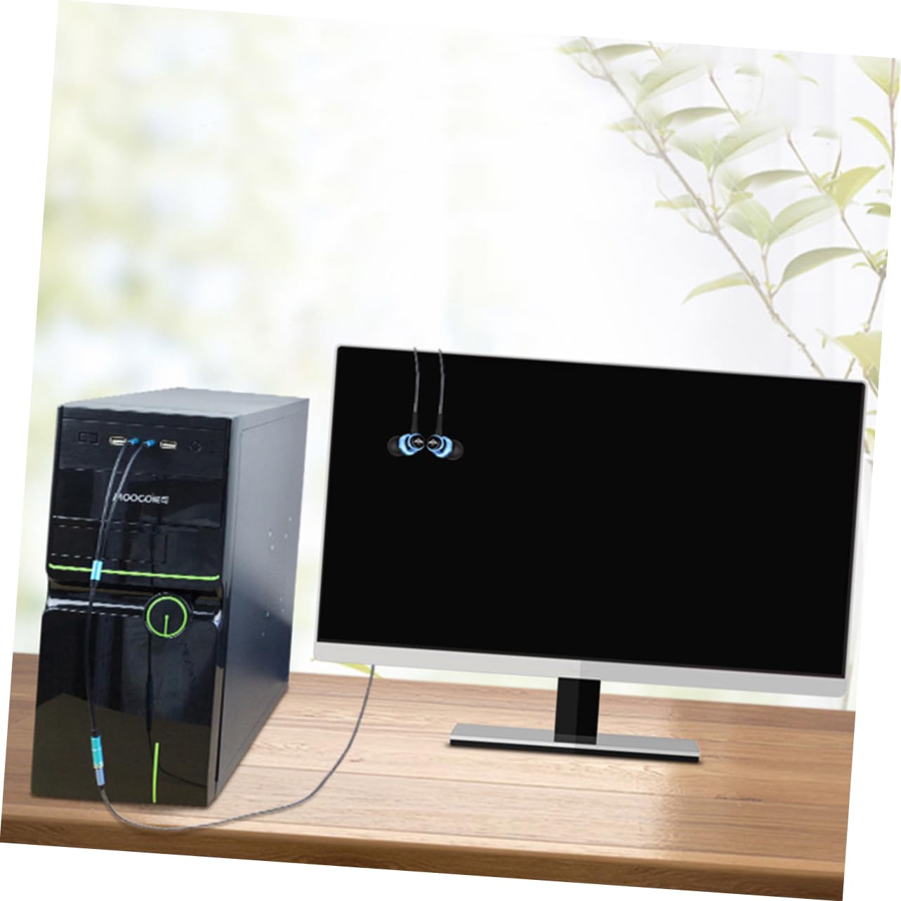 Gadpiparty 10piezas Cable Divisor De Audio para Auriculares y Micrófono Conector Doble para Ordenador Diseño Compatible Equipos De Audio