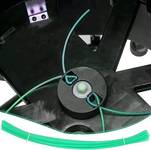 Miniatura 3 de THTEN LM71313 Línea de repuesto flexible en línea A, compatible con trituradora de hojas eléctrica Earthwise de 13 amperios con cable, paquete de 40