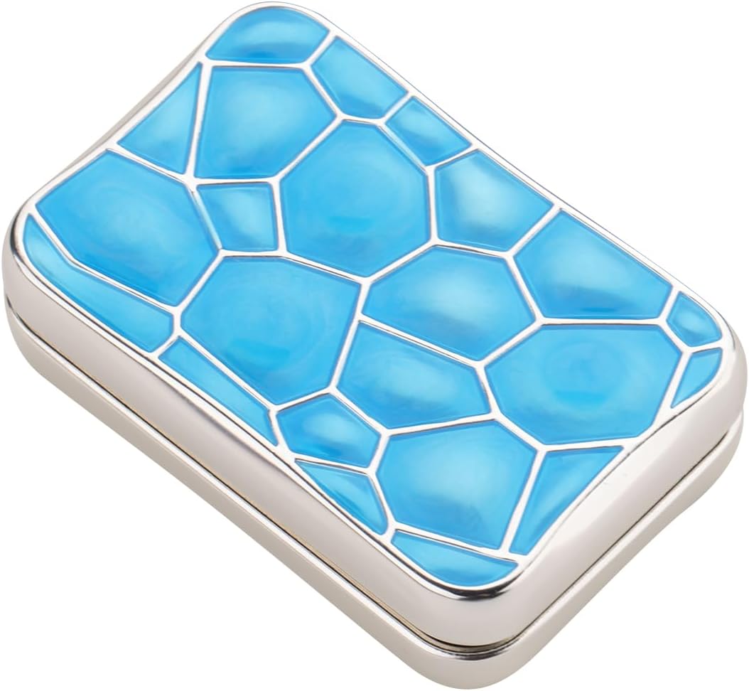 Full Metal Water Cube Magnetic Push Slider, Infinite Position Silky Fidget Toy, Colorful EDC Stress Relief Game for Finger Dexterity Exercise (Pearl Iridescent)