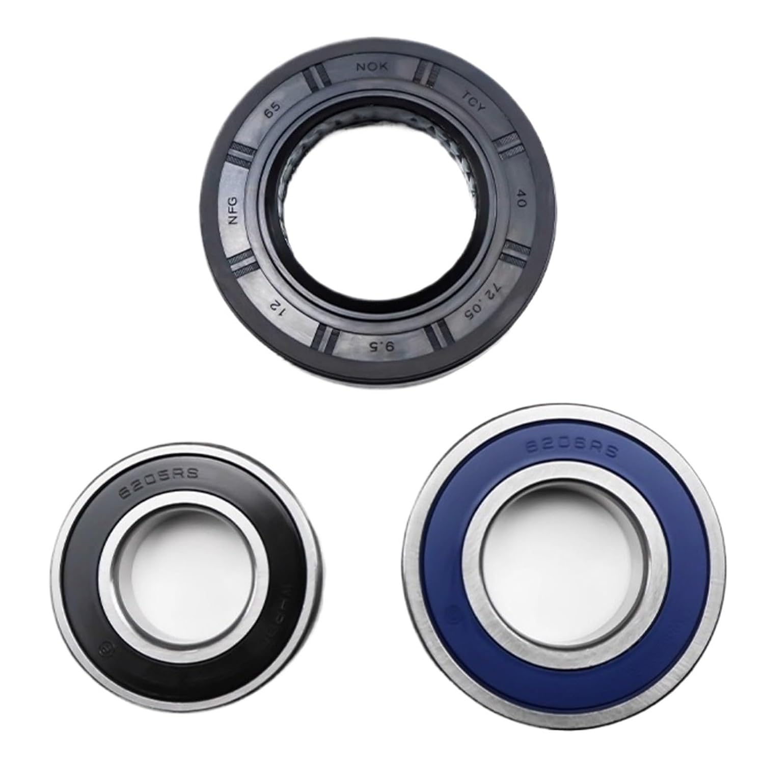 1pcs 00218910610119 6205RS 6206RS Bearing Kit with Oil Seal Washing Machine Washer Replacement Parts