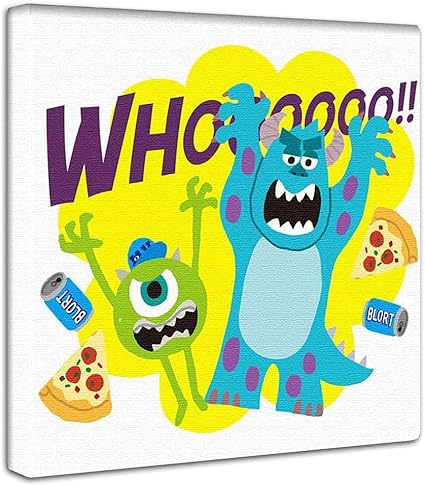 Amazon Co Jp モンスターズインク サリー アートパネル 30cm 30cm 日本製 ポスター おしゃれ インテリア 模様替え リビング 内装 マイク ポップ キャラクター ファブリックパネル Muc 0070 ホーム キッチン