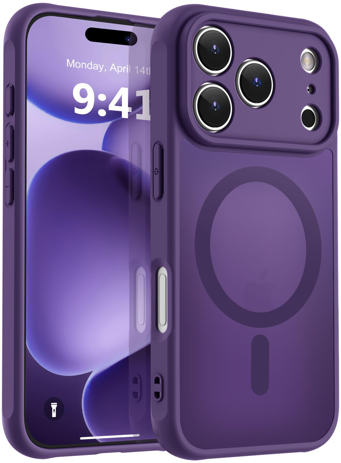 MOCCA Magnetic Shockproof for iPhone 17 Pro Case,Deep Purple