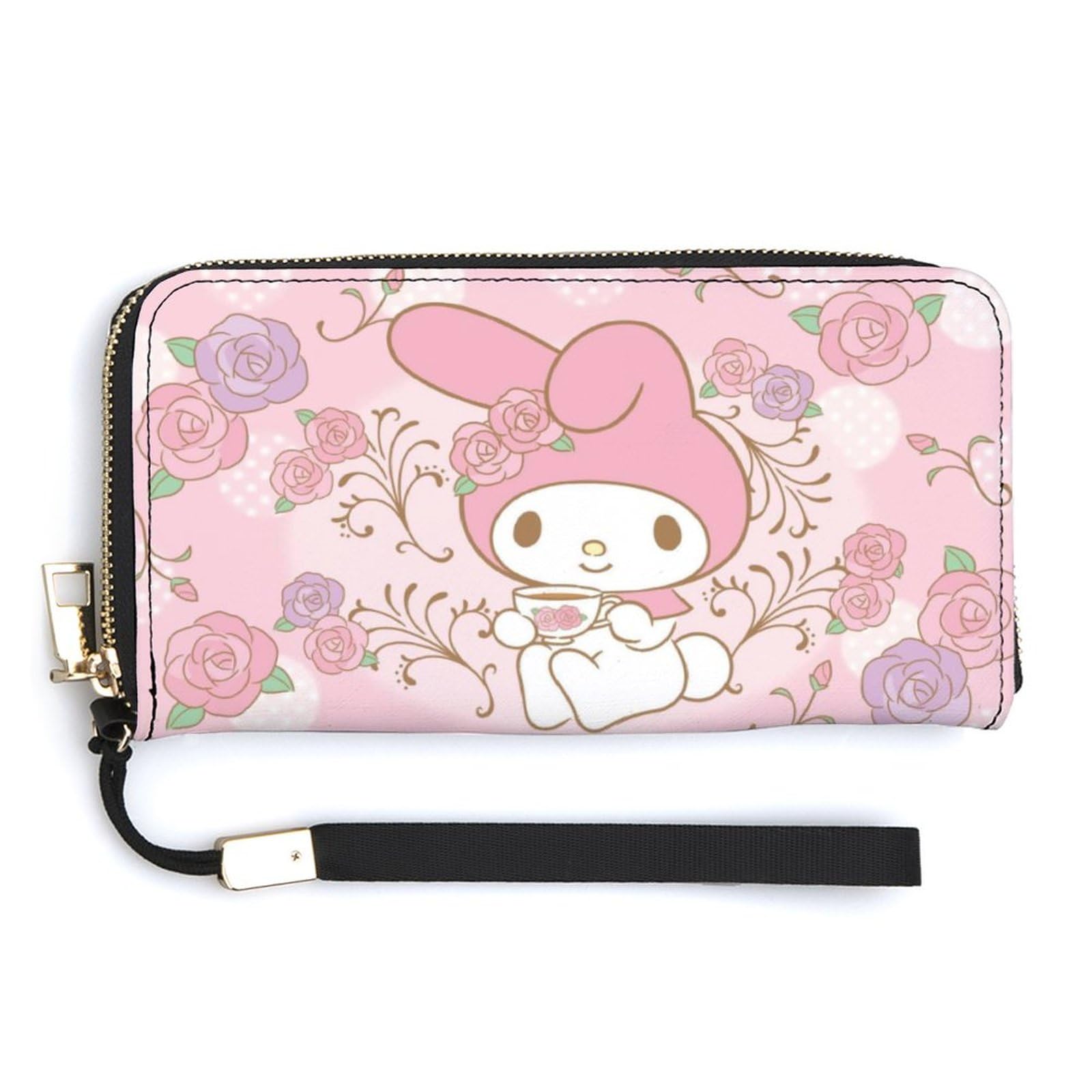 Amazon.co.jp: マイメロ 財布 長財布 PU レザー 革 大容量 小銭入れ 長