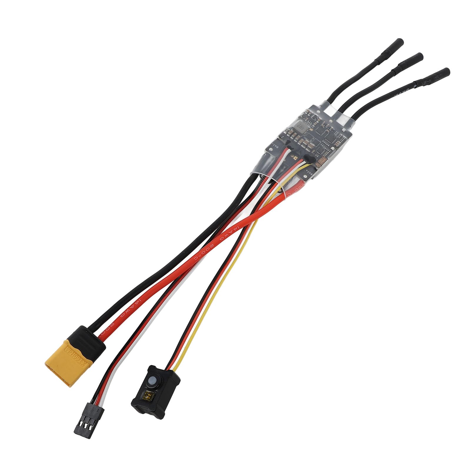Domary Controlador de Velocidad de Motor Eléctrico de Salida BEC sin Cepillo ESC 1/8 1/10 RC