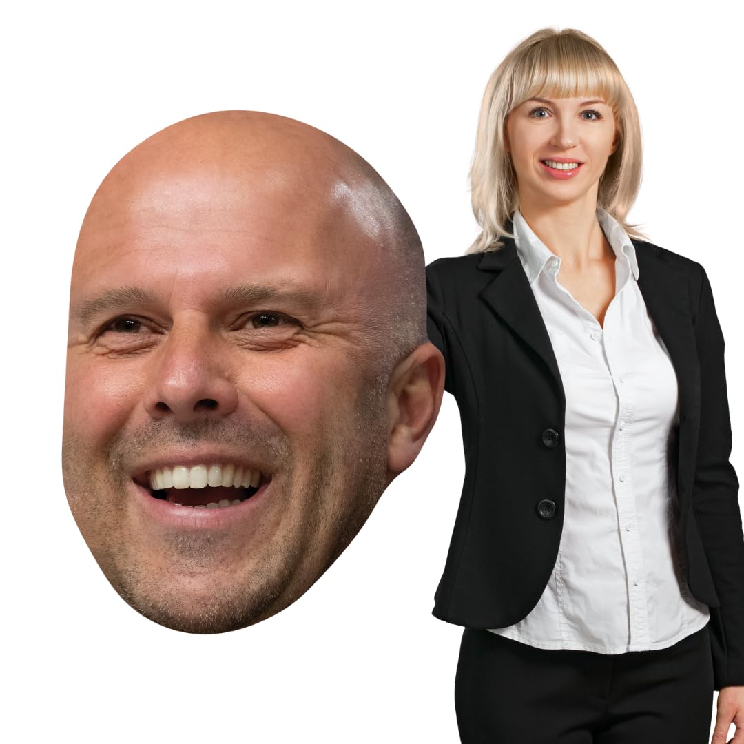Arne Slot Giant Head Cardboard Cutout - Football Manager Sports Celebration