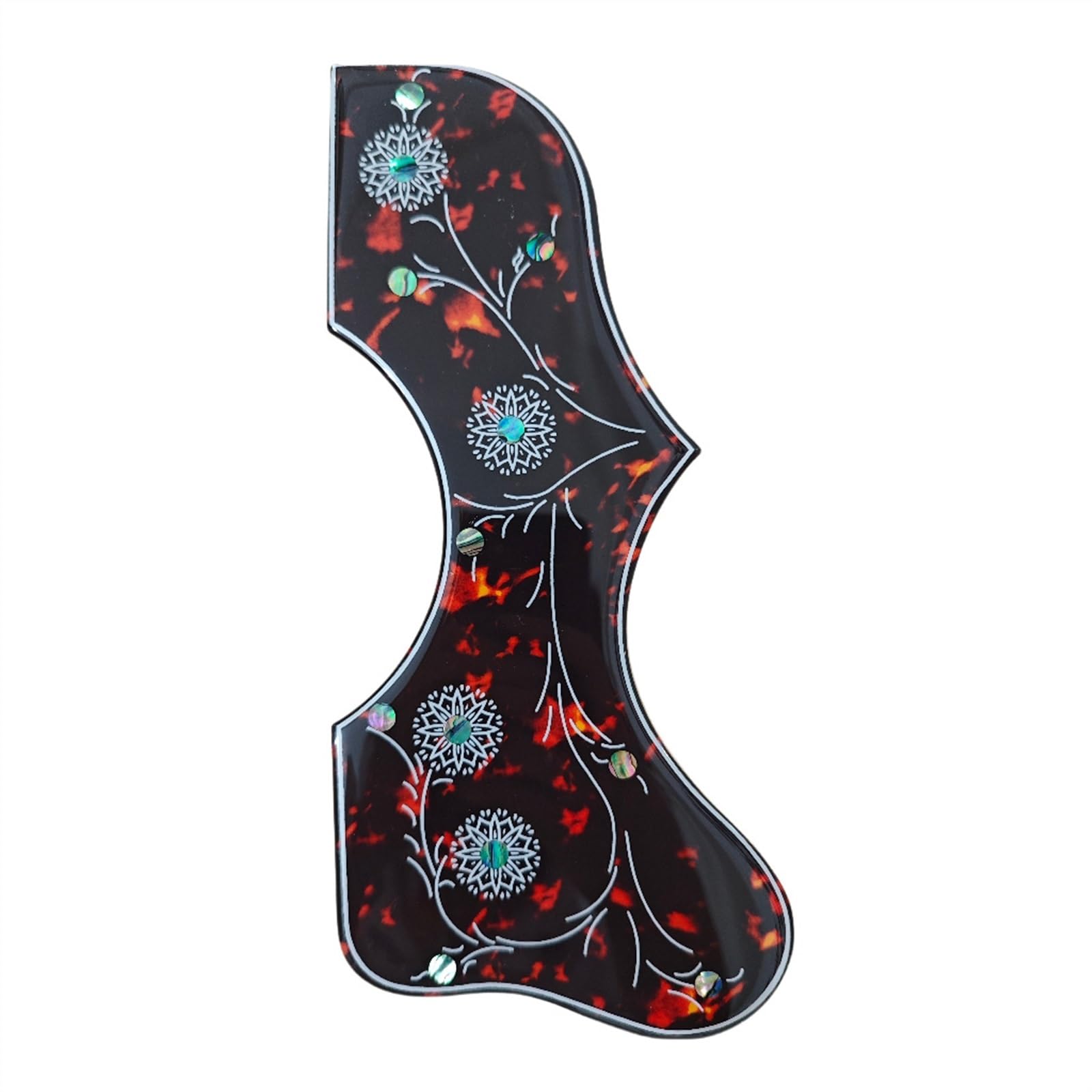 części zamienne gitary akustycznej pickguard Akcesoria Do Instrumentów Muzycznych/maska ​​do Gitary Z Wzorem Odpornym Na Zarysowania Z Motywem Ptaka I Kwiatu
