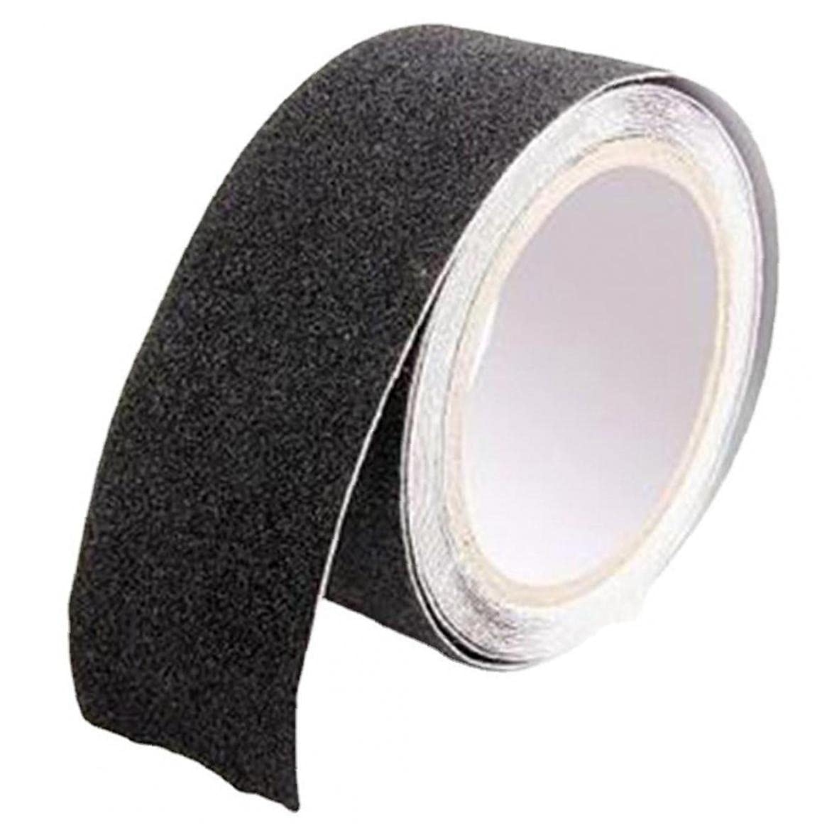 5 M Anti-Slip Bande Extérieure Anti Slip Autocollants Haute Friction Antiderapant De Traction Ruban Adhésif Abrasif pour Les Escaliers De Sécurité Tread Étape, Le Noir