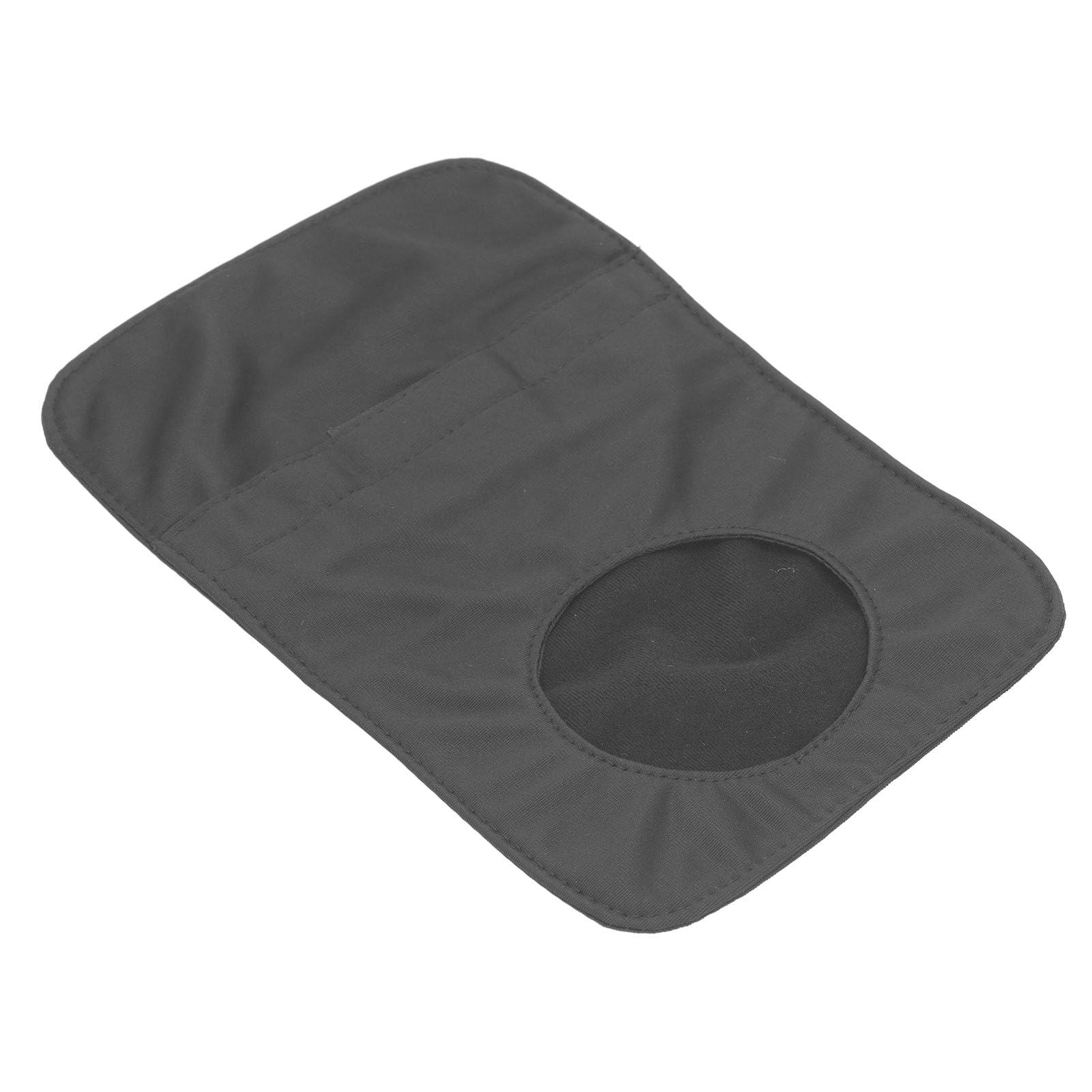 Housse de sac de colostomie noire en coton respirant, lavable, ajustement universel, prévient les taches