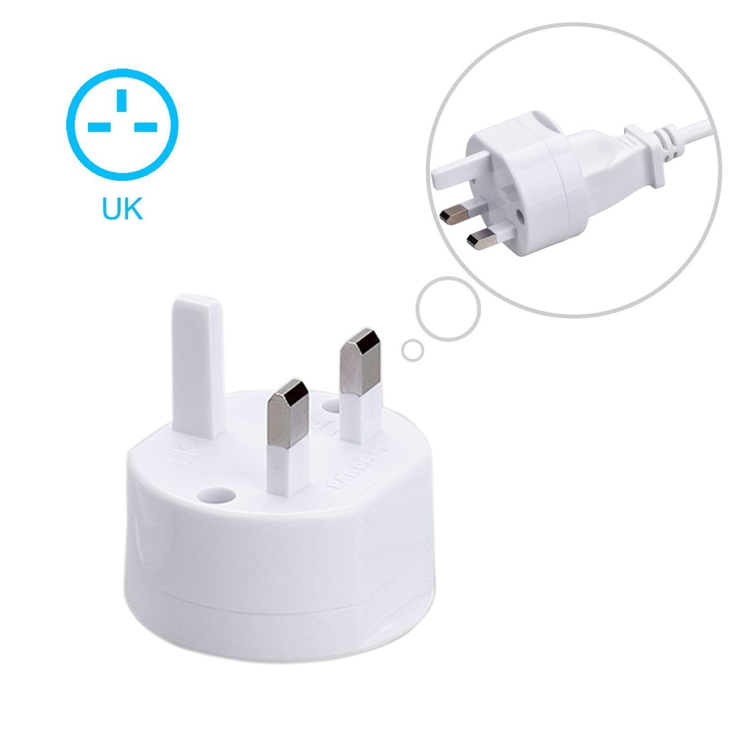 EzLife International Multipurpose Travel Adapter All in One US, AUS, UK, EU, NZ, Europe, North/South America & 150+ Countries (Pack of 1) — Amazon image 8