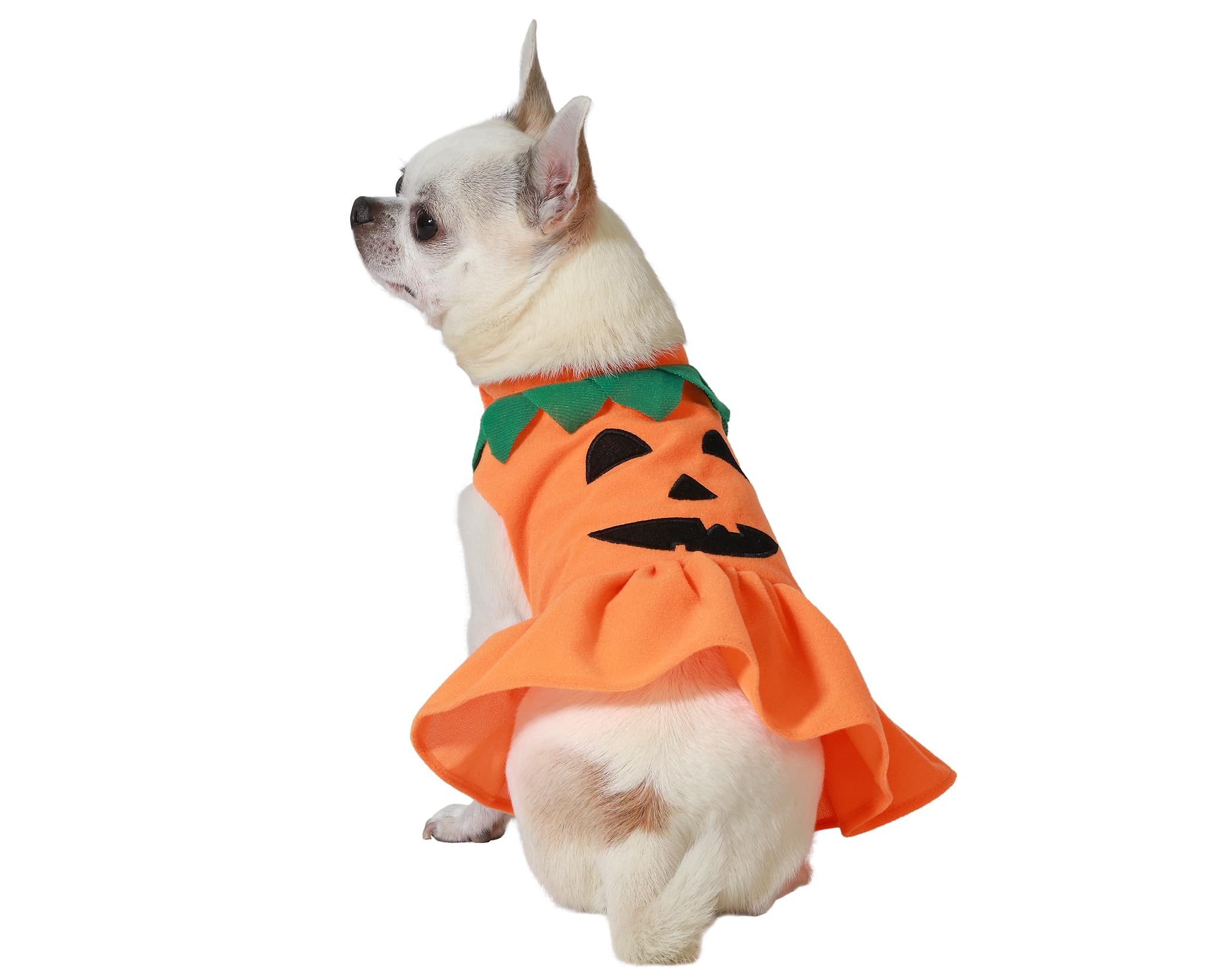Atosa Disfraz de Calabaza Naranja Mascotas Look Adorable y Festivo Celebraciones Halloween Espíritu Temporada Vibrante Diseño Detalles Encantadores