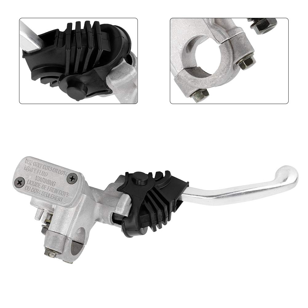 Terisass Pompa Freno Anteriore, Moto Frizione Leva Freno Pompa Freno Cilindro Maestro Leva Anteriore Destro per CR125R CR250R CR500R CRF250R CRF450R CRF250X CRF450X 1996-2013