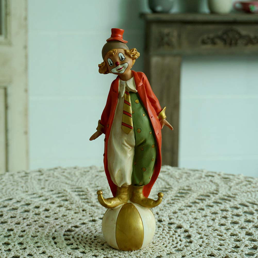 Clown sur balançoire - Décoration