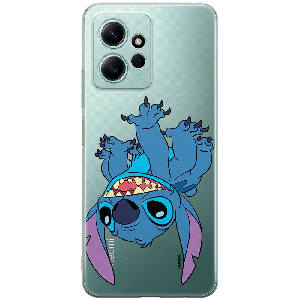 ERT GROUP mobile phone case for Xiaomi REDMI NOTE 12 4G original and officially Licensed Disney pattern Stitch 013 optimally adapted to the shape of the mobile phone, partially transparent