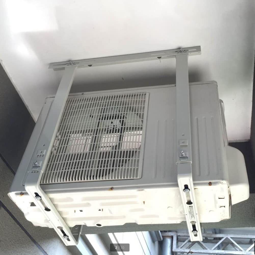 Soporte De Techo para Acondicionadores De Aire - Montaje Universal Externo para Unidades Condensadoras Sin Conductos Mini Split (Color)