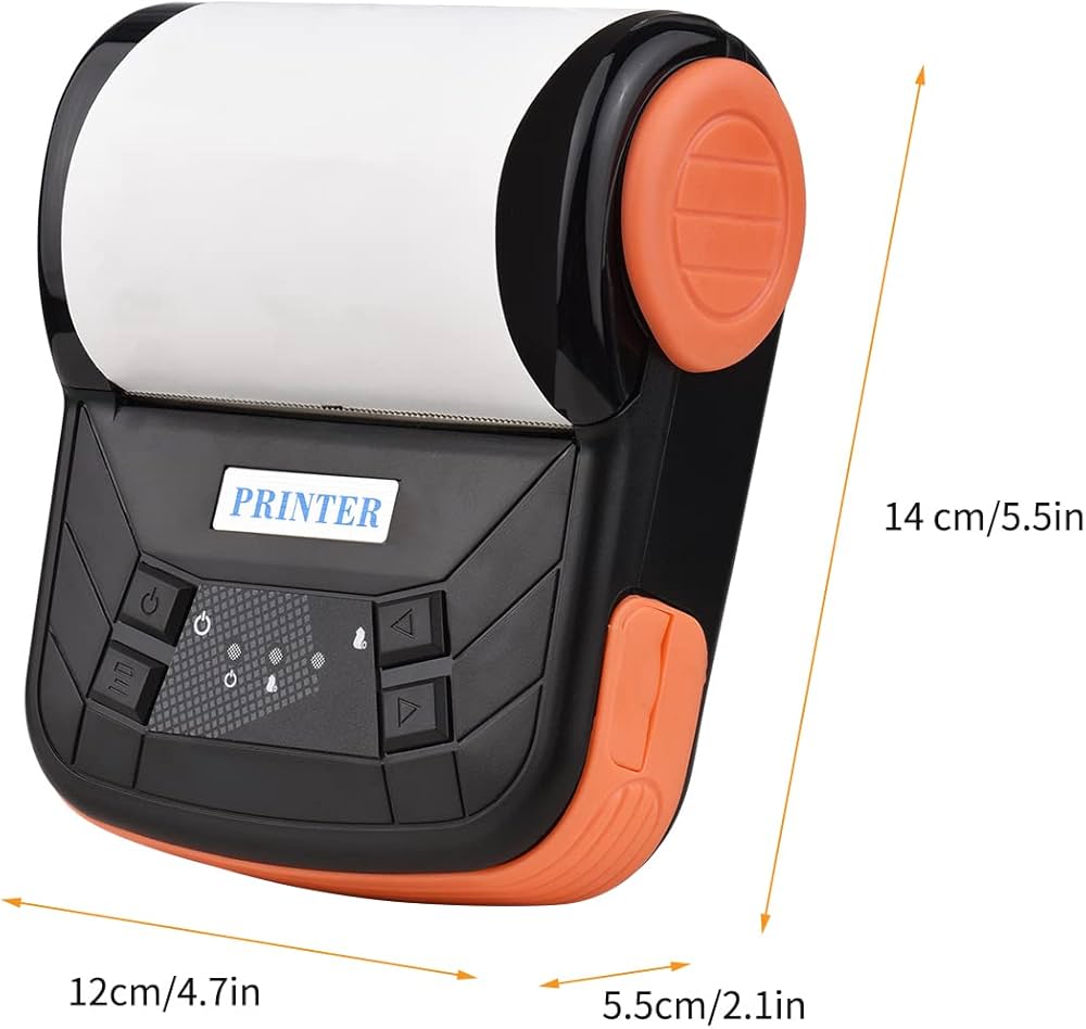 Amazon.co.jp: モバイルプリンター, ポータブル80mmレシートプリンター