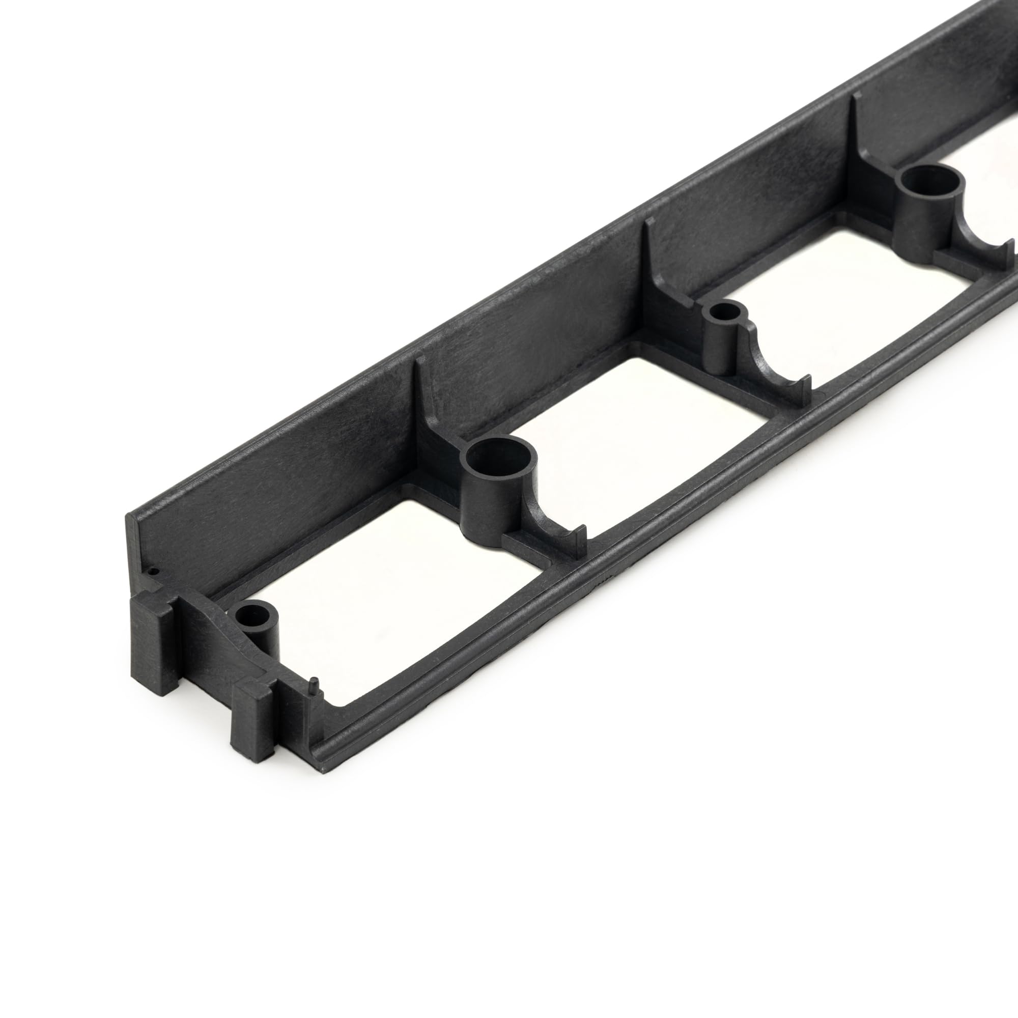 bepco Rasenkante - Pflasterkante 10er Set (LxH: 100 x 4,5 cm) - Flexible & Robustes Gartenabgrenzung für Rasen, Beet und Pflaster aus recyceltem Kunststoff, mit 30x Stahl-Erdanker (verzinkt)