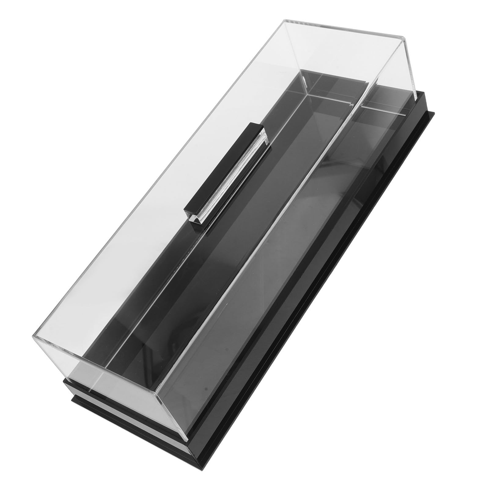 Gadpiparty Bandeja para Tartas con Tapa Acrílica Rectangular Ligera y Fácil de Transportar, Soporte Moderno para Postres Adecuado para Fiestas y Cafeterías