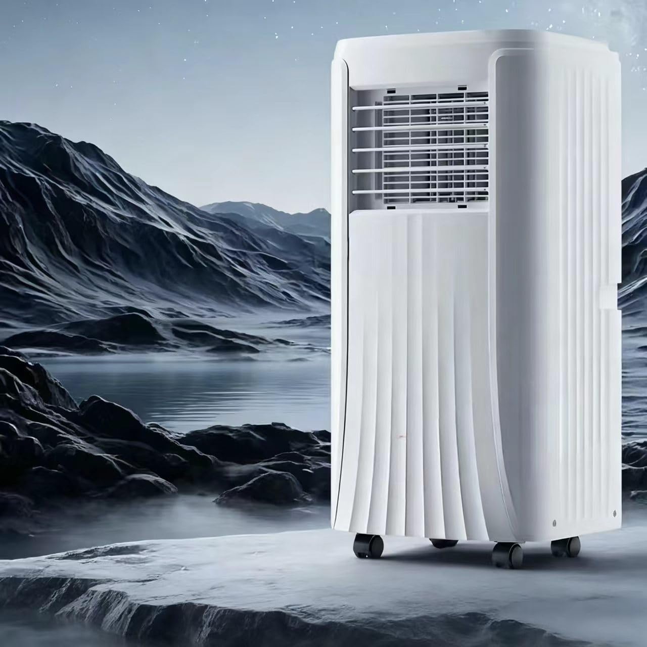 Tragbare 3-in-1 AC-Einheit, 9000 BTU-Kühlung mit Luftentfeuchter & Lüfter-Modi, energieeffizientes R290-Kühlmittel, leiser Betrieb unter 52dB, Fernbedienung für Schlafzimmer-Bürogebrauch