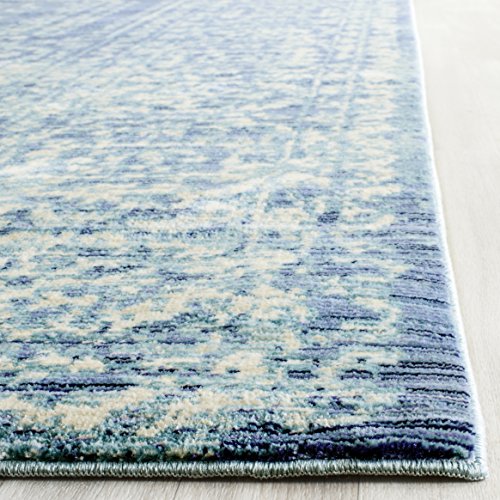 Safavieh Craft Art-Inspired Indoor Woven Rectangle Area Rug, Valencia Collection, VAL205, in Blue / Multi - Image 4