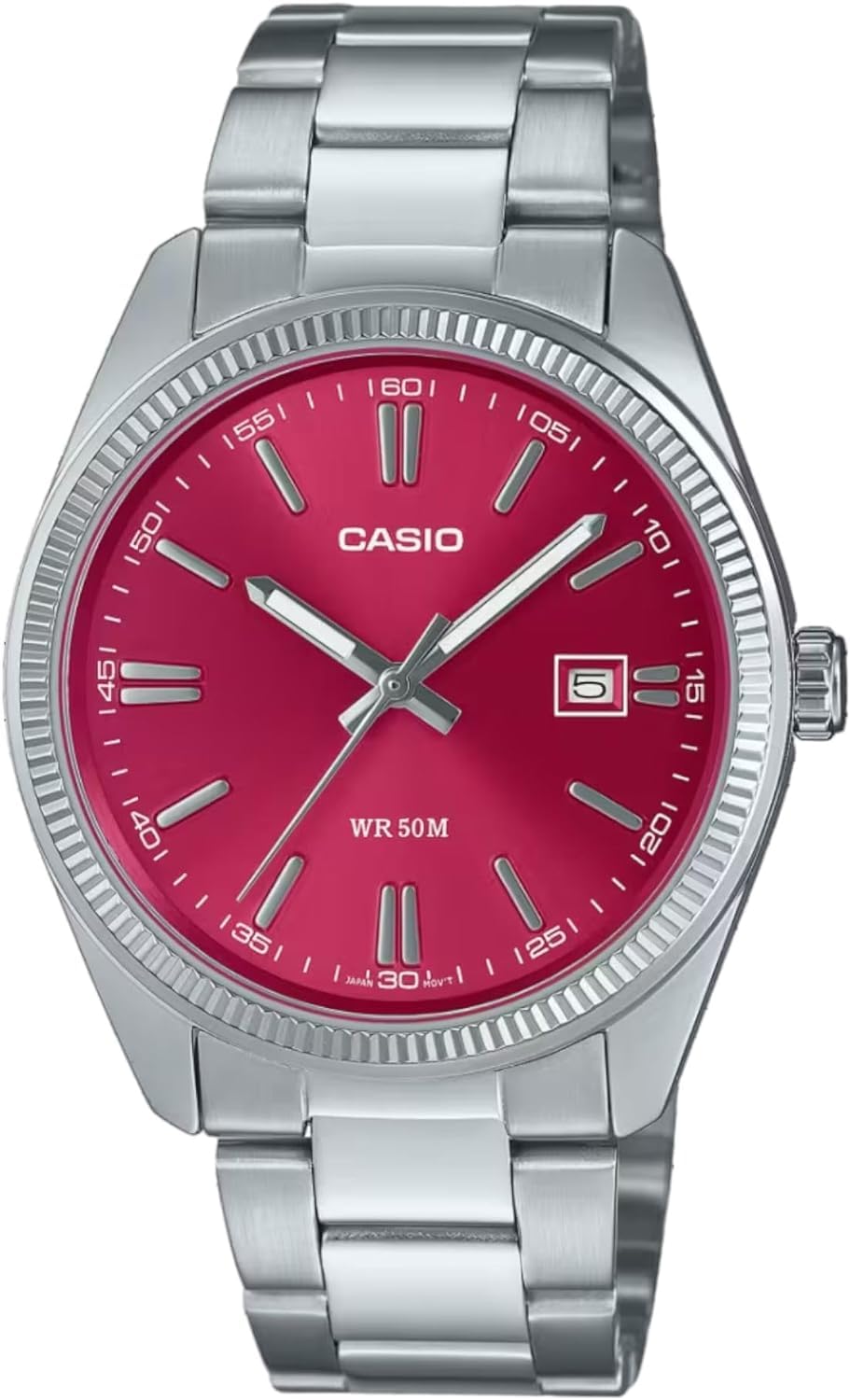 Casio Reloj Analógico para Hombres de Cuarzo con Correa en Acero Inoxidable MTP-1302PD-4AVEF