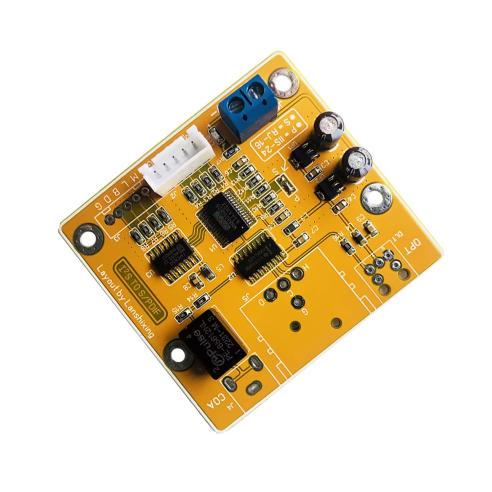 GY 770 Interfacce audio digitali di formato multiplo con fibre ottiche coassiali e segnali bilanciati uscite a bordo impostazione PCB audio