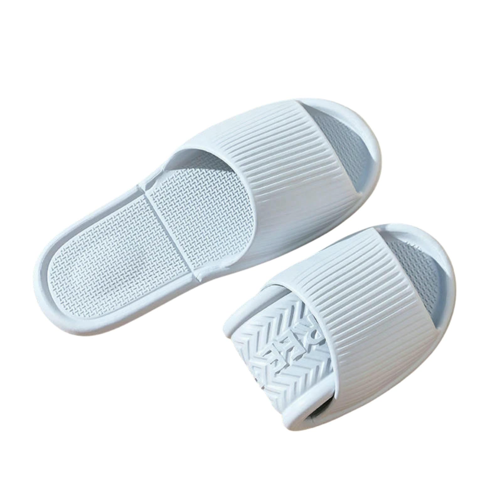 Ciabatte Slipisti da Viaggio Pieghevoli per Donne, Viaggi Portatili, Spiaggia Anti -Slip, d'Affari Uomini, Hotel, Pantofole La Doccia-nero-44-45