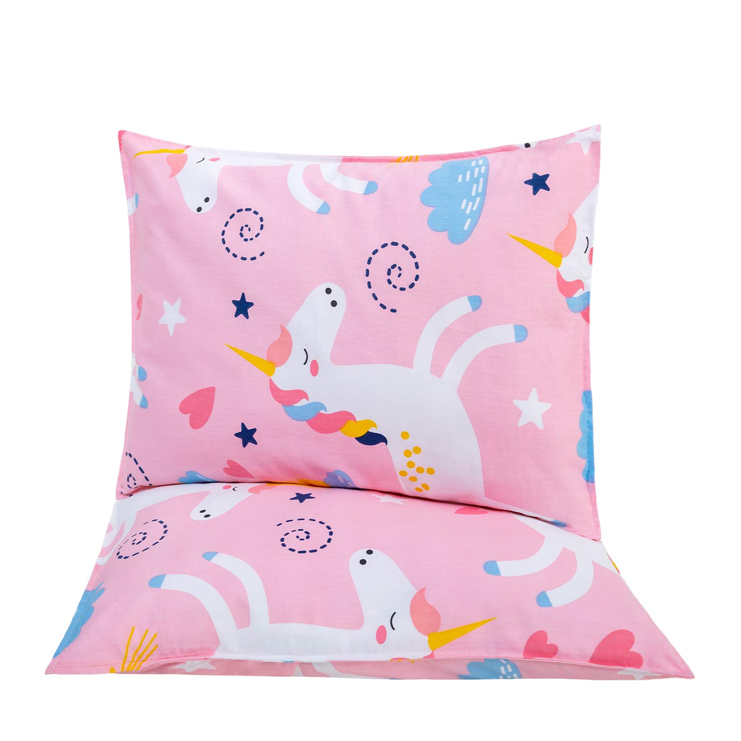 Cottonblue Kids Toddler Pillows with Organic Cotton Pillowcase 14x19 inches
