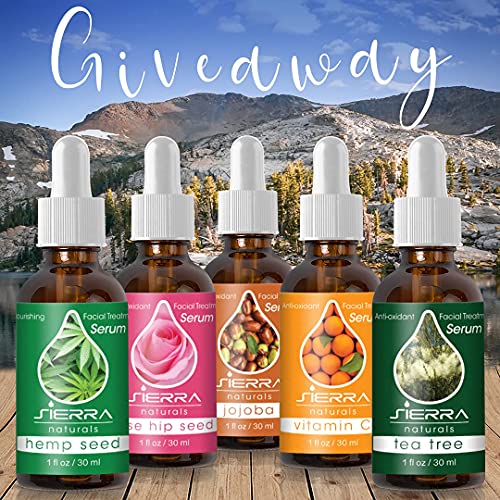 Sierra Naturals Hemp Seed Oil, Benefits for Skin Hemp Seed, Great for Beauty Anti-Oxidant Anti-Aging Moisturizing Hydrating with Vitamin E (1oz) - Hemp Oil - Image 7