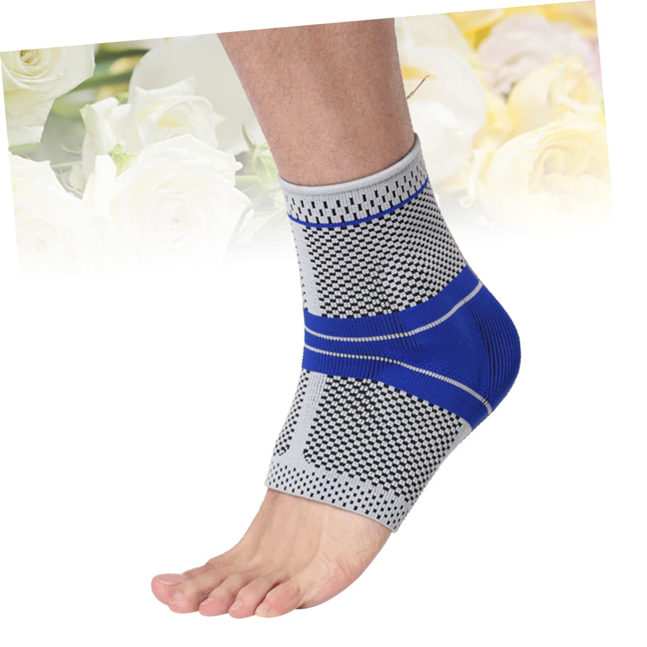 balacoo Fitness Ankle Brace Ankle Support Silicone Sports Leg Straps for Working Out