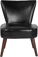 Vista 7 de Flash Furniture HERCULES Holloway Series Black LeatherSoft Silla retro