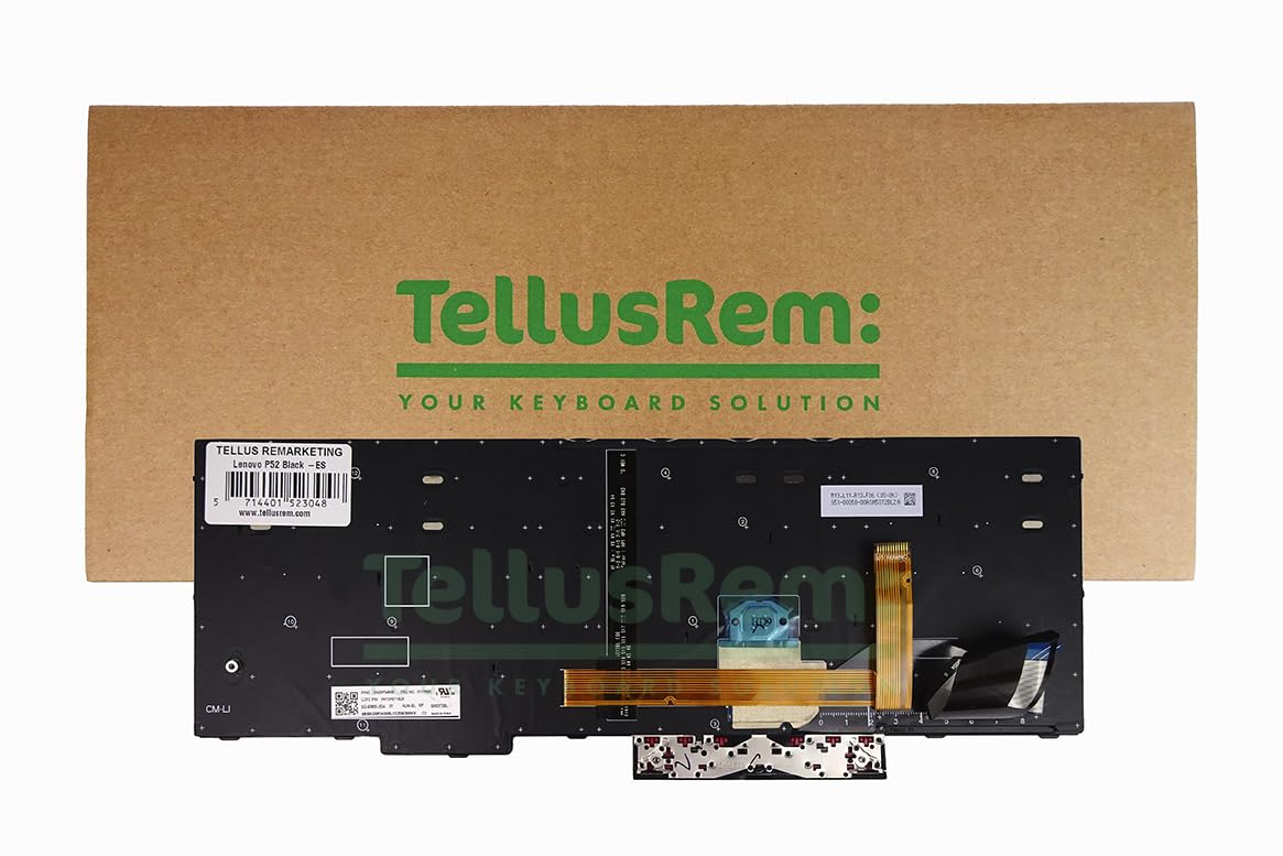Teclado de respuesto Español retroiluminado para Lenovo Edge L580 E580 P52 P72 T590 T580s