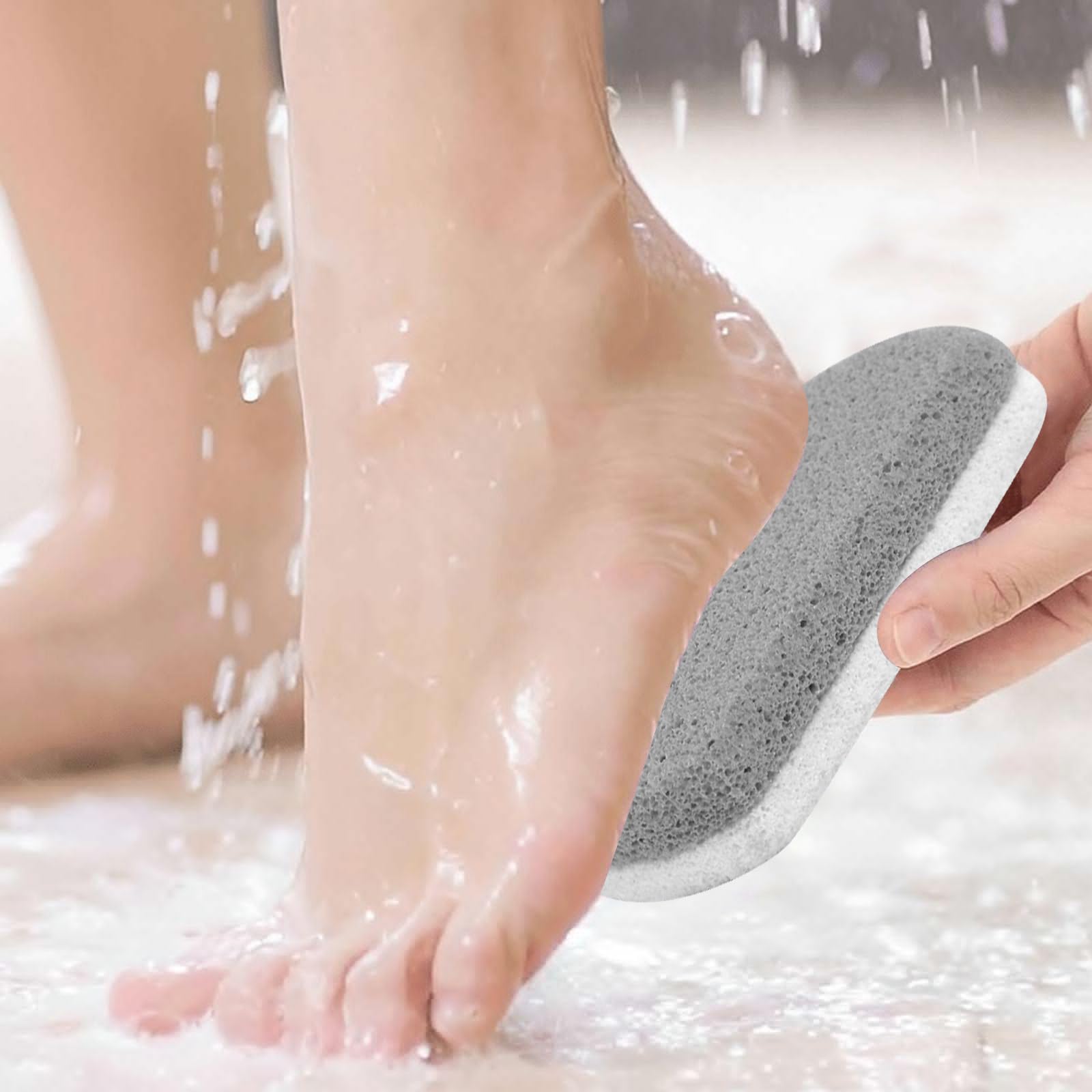 Piedra pómez para el cuidado de los pies, 8 unidades, piedra pómez de doble cara, para pies y cuerpo, eliminación de piel muerta, callos y cutículas