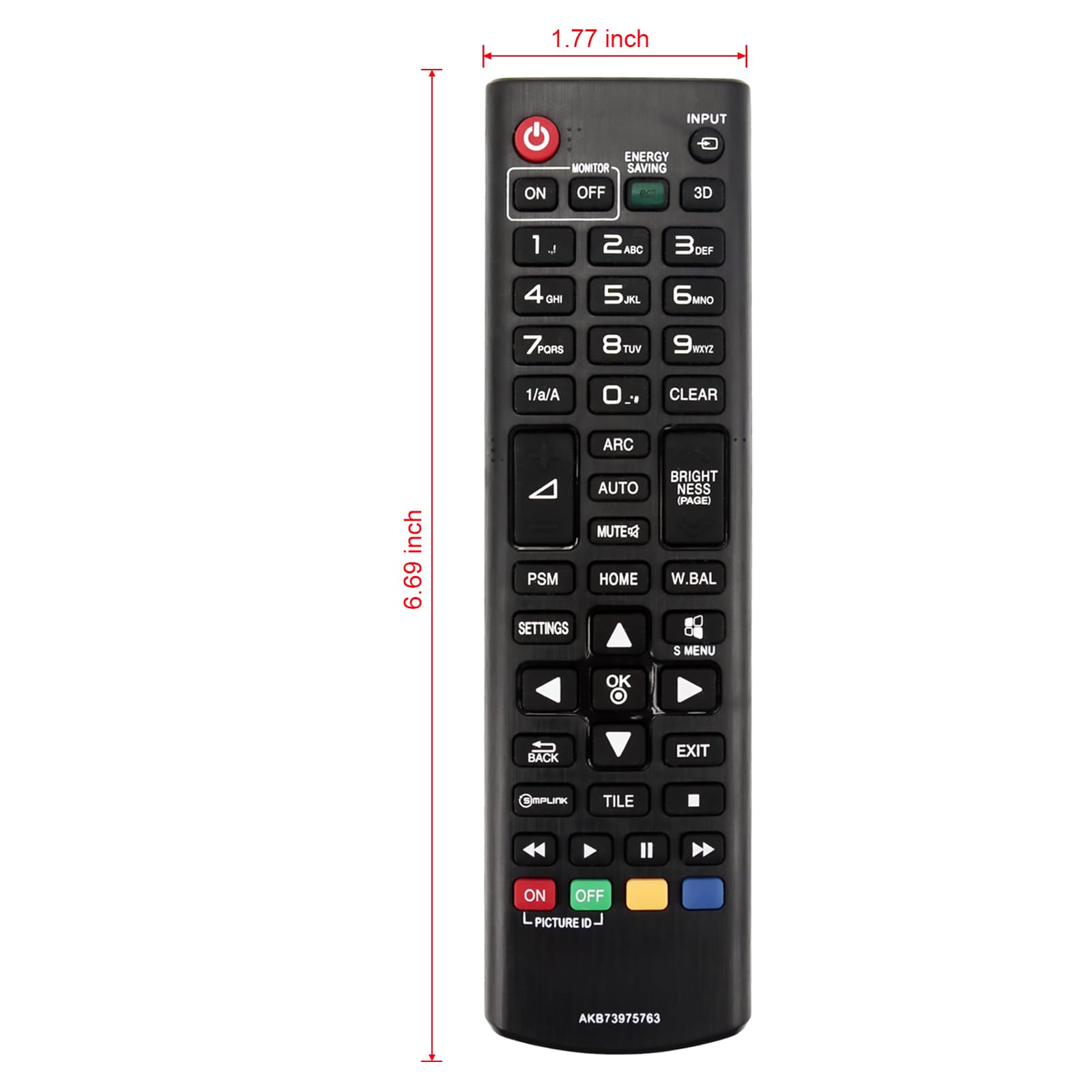 AKB73975702 交換用リモコン LG TV 42LA6200 47LA6200 50LA6200 55EA8800 55EA9700 55EA9800 55EA9850 55LA6200 55LA7100 55LA9650 55LA9700 60L Amazon.com: AKB73975702 Replacement Remote fit for LG TV