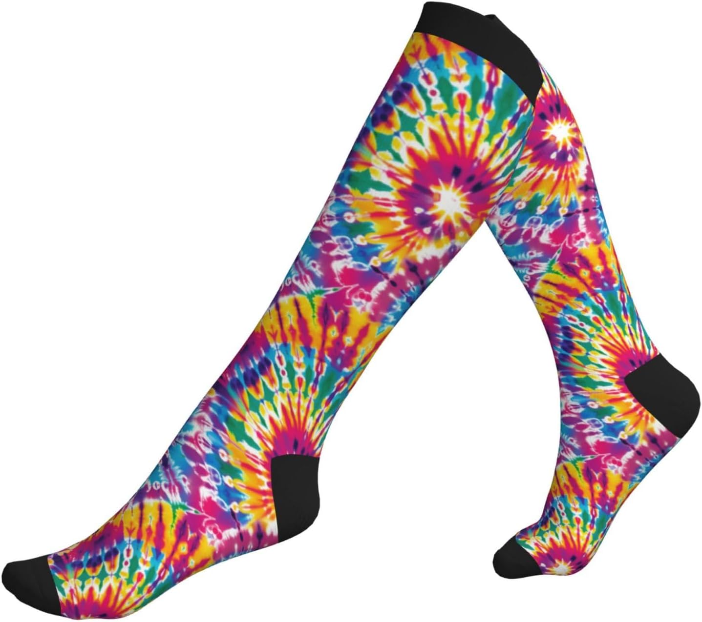 Compression Socks Calf Knee High Support Socks Novelty For Women Men Athletic Running Hiking Nurse - Image 9