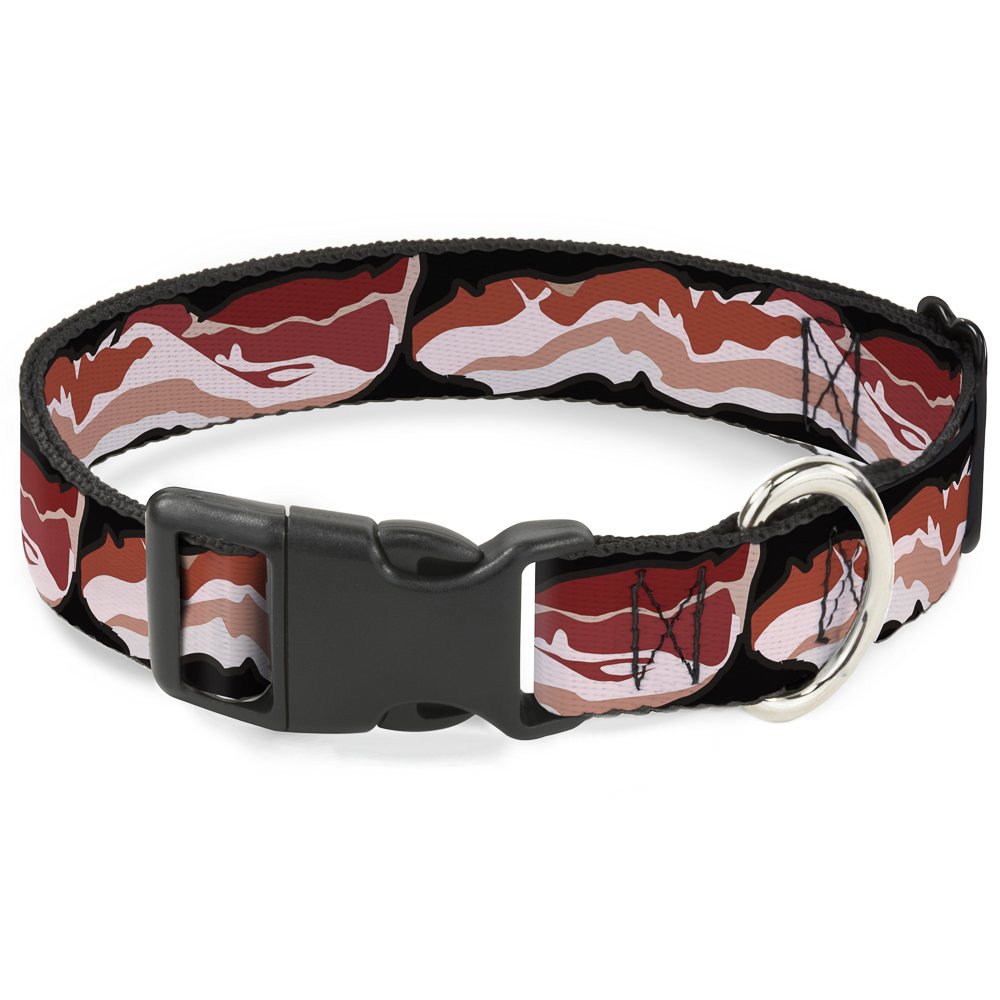 Collier Bacon Buckle Down idéal pour les promenades quotidiennes et fun de votre chien