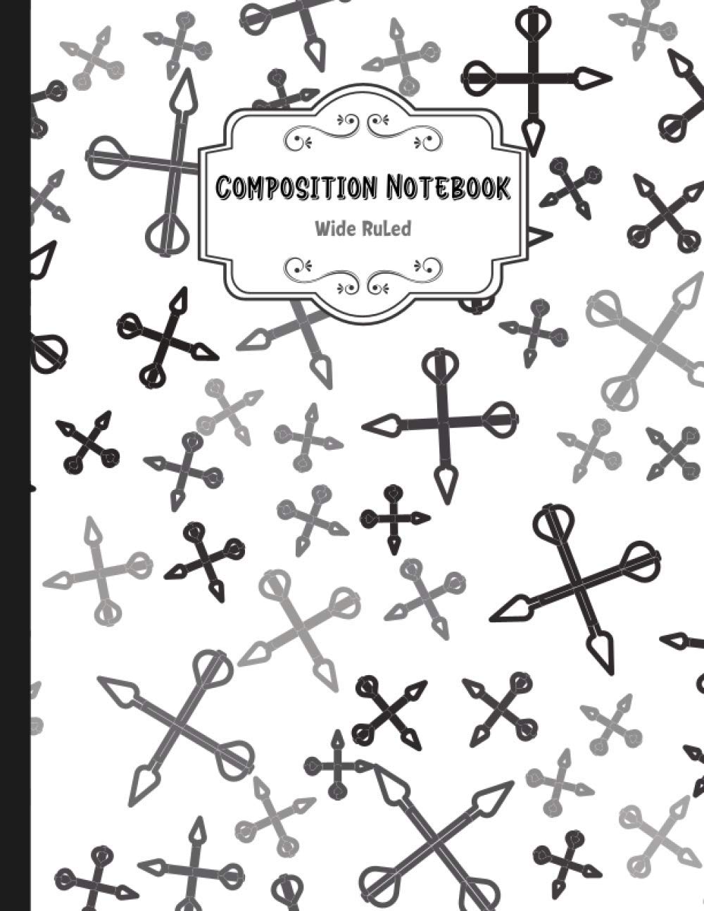 Composition Notebook Wide Ruled: Funny Archery Notebook | Cute Wide Ruled Journal for school, college, take notes | for teens, students, teachers, ... Gift or Birthday Present for Adults and Kids